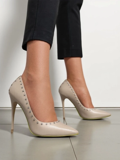 Royalfashion Damen Stiletto-Absätze mit Nieten Koscalle