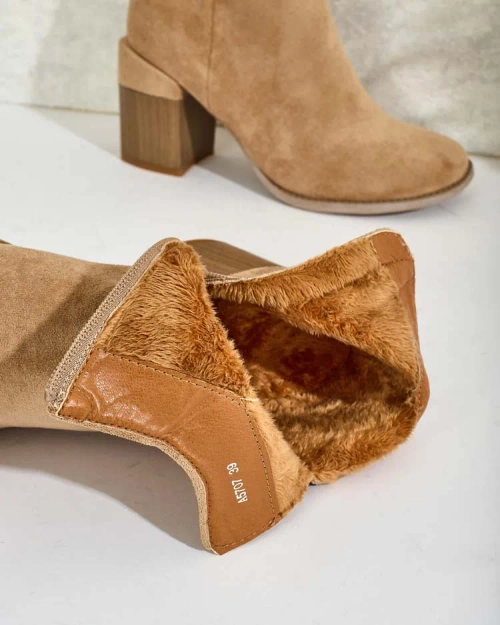 Жіночі черевики Ovi з еко-замші Royalfashion