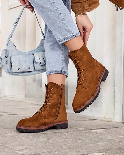 Royalfashion Damen Schnürstiefeletten Gosop