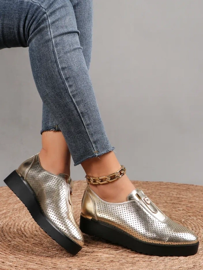 Royalfashion Damen Slip-On Belüftete Schuhe Goffies