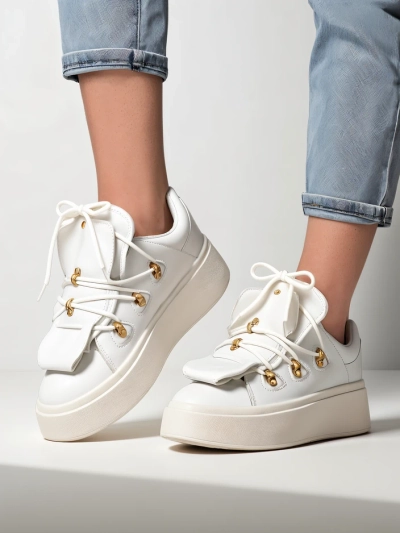 Royalfashion Damenschuhe mit dekorativer Zunge Domatories