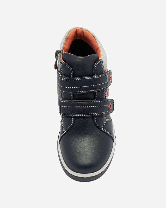 Marineblaue hohe Kindersportschuhe Bercam - Footwear