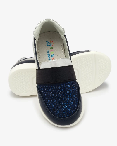 Marineblaue Kinder-Slipper Ciarala - Footwear
