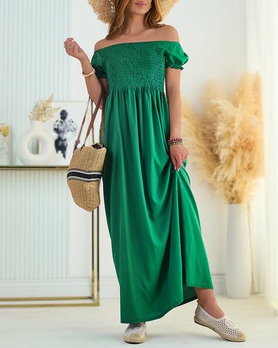 Royalfashion Damen Midikleid a'la hiszpanka