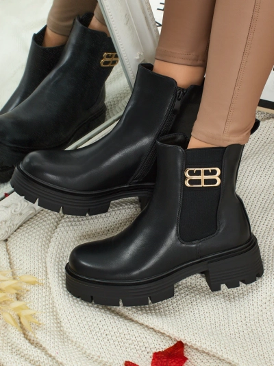 Damenstiefeletten Fravine aus Öko-Leder