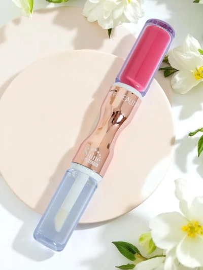 2-in-1 Lippenstift und Klarer Lipgloss Gummy Bare