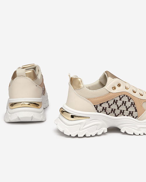 Бежеві жіночі кросівки Umikatu