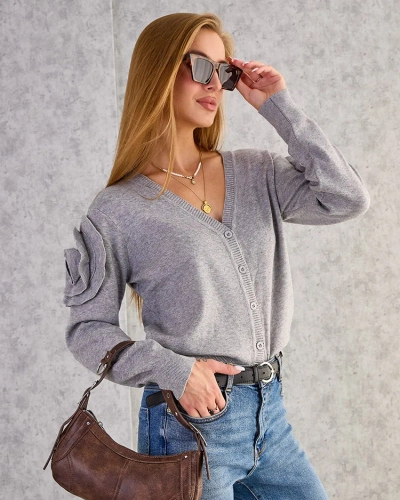 Royalfashion Unbuttoned Women's Sweater