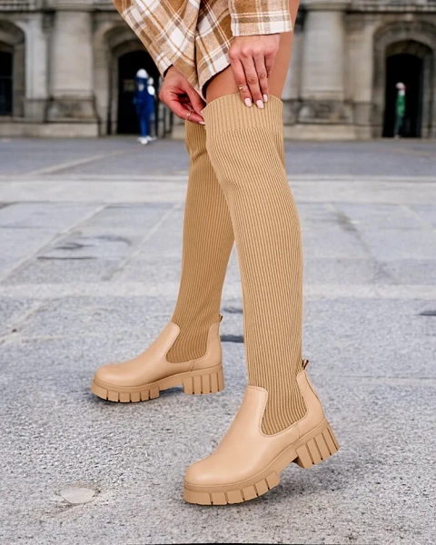 Royalfashion Damen Zorumi Schlupfstiefel