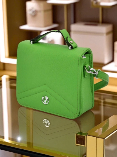 Royalfashion Kleine Damenhandtasche aus Ökoleder Vintage Moderno