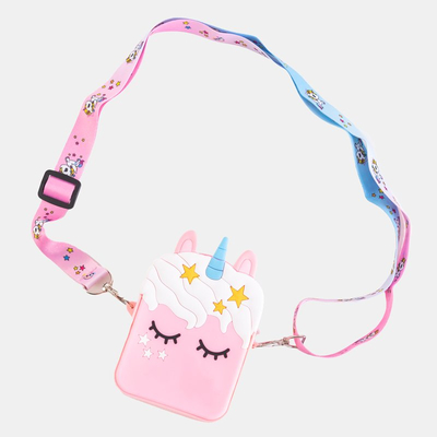 Hellrosa Einhorntasche mit Einhorn - Handtaschen