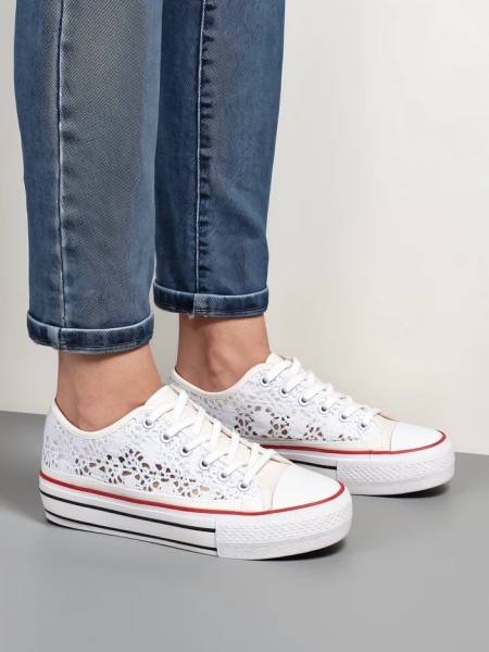 Royalfashion Damen Perforierte Sneaker Nizzet