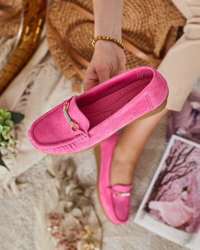 Royalfashion Damen eko Wildleder Mokassins Ewo