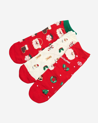 Royalfashion Weihnachtssocken im Karton 3/Pack