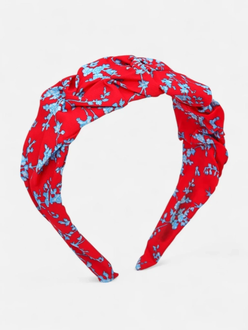 Royalfashion Пов'язка для волосся зі зморщуванням і принтом