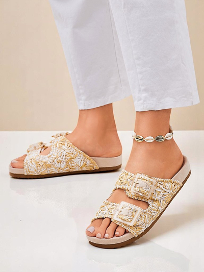 Royalfashion Damen-Sandalen mit Schnallen Samorra