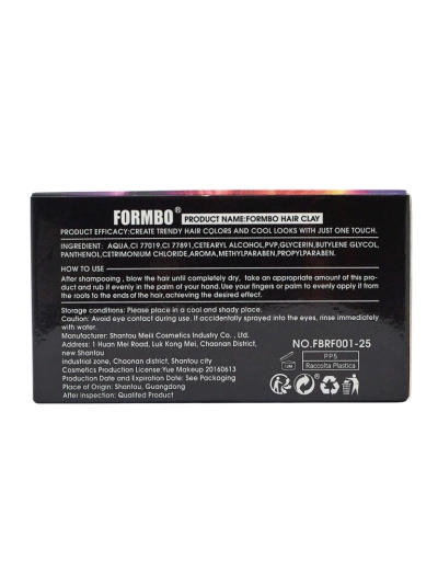 Formbo Grey Styx Argento Grey Hair Clay – modischer Haarstyling-Ton