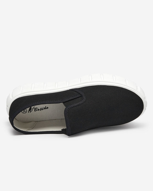 OUTLET Жіночі чорні сліпони на товстій підошві Tenri - Взуття