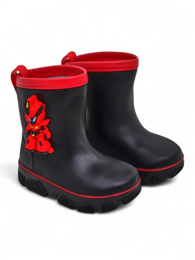 Royalfashion Kinder Gummistiefel mit Power Robot