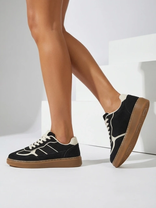 Жіночі Кросівки Flora Чорні Екологічні Спортивні на Кожен День