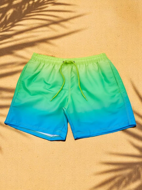 Royalfashion Спортивні чоловічі шорти омбре з захисною сіткою