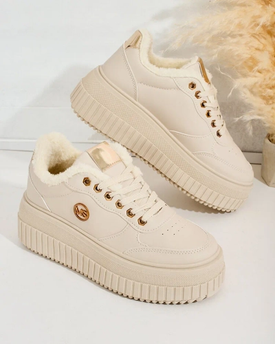 Royalfashion Warme Damen-Sneakers mit Fell Sofi