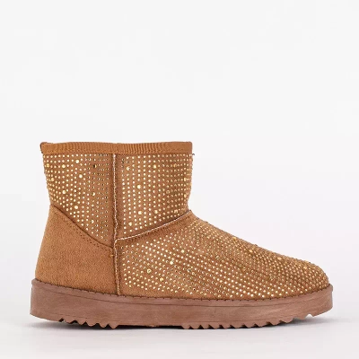 OUTLET Damen Schneestiefel mit Camel Zirkonia Rudis - Schuhe