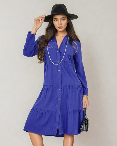 Royalfashion Damen Midikleid