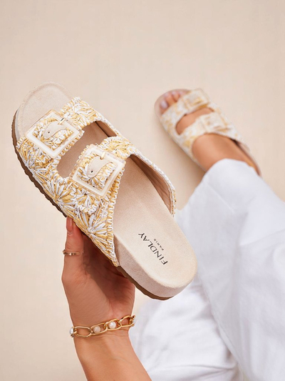 Royalfashion Damen-Sandalen mit Schnallen Samorra