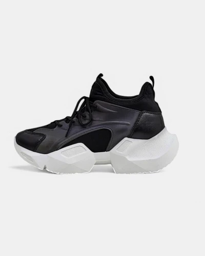 Royalfashion Damen sportliche Sneakers auf einer dickeren Sohle Vivers