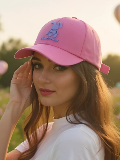 Royalfashion Cap mit Hasen-Wink-Patch