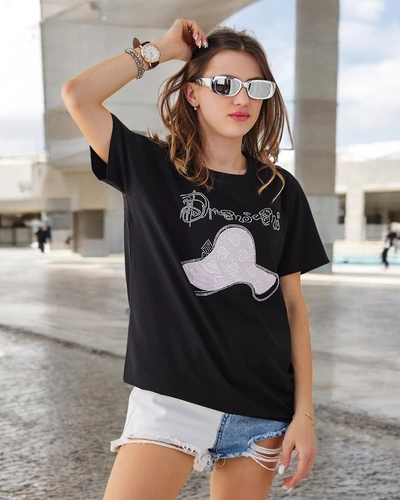 Royalfashion Damen Baumwollbluse mit Print