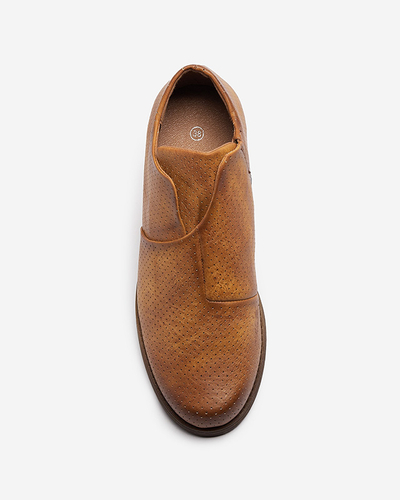 Camel Halbstiefel aus Öko-Leder Ilioppa- Footwear