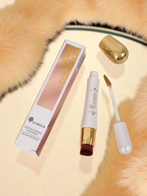 Aurelia Luxelux Concealer – рідкий коректор з hairbrush 24H Waterproof
