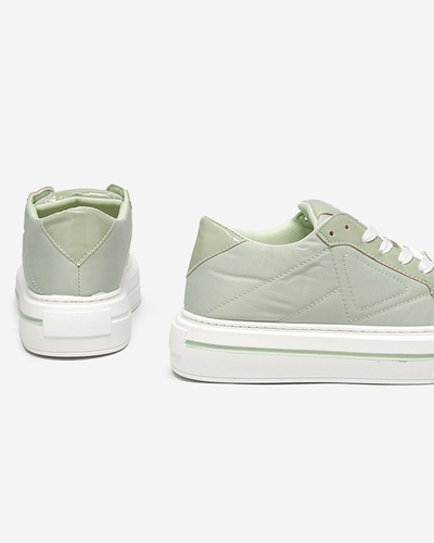 Smaqo grüne Sportturnschuhe für Damen - Schuhe