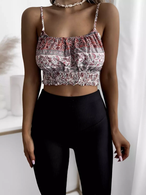 Жіночі чорні легінси в рубчик - Одяг