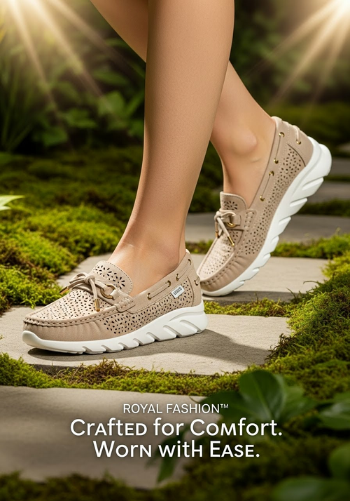 Royalfashion Жіночі перфоровані мокасини Elissas