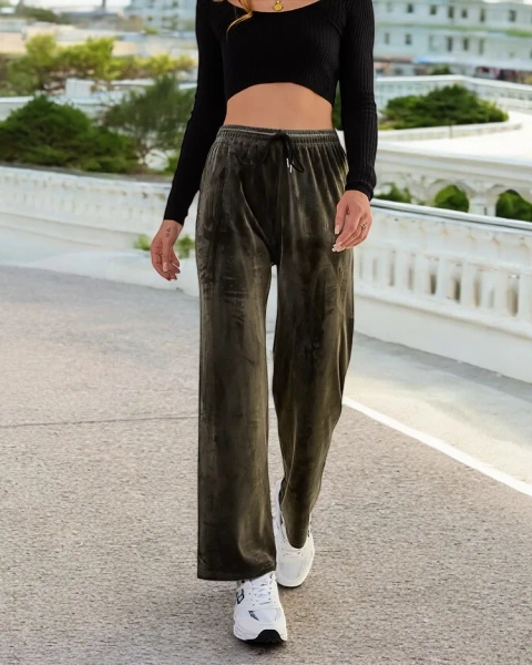 Royalfashion Damen-Sweatpants a'la velour