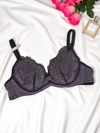 Royalfashion Damen Push-Up-BH mit Spitze Romance Push-Up