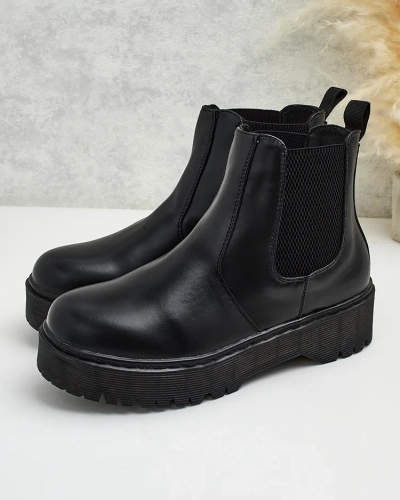 Royalfashion Damen eko Leder Movitas Stiefel