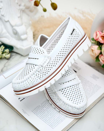 Royalfashion Ажурні жіночі мокасини Leteller