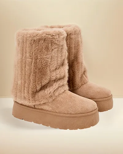 Royalfashion Damen Schneestiefel Rinemo