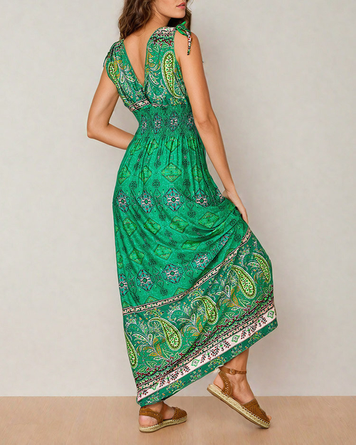 Жіноча сукня міді з принтом Royalfashion