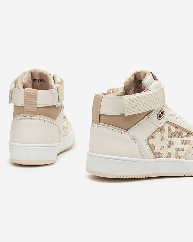 High-Top-Sportschuhe für Damen in Beige Retila - Schuhe