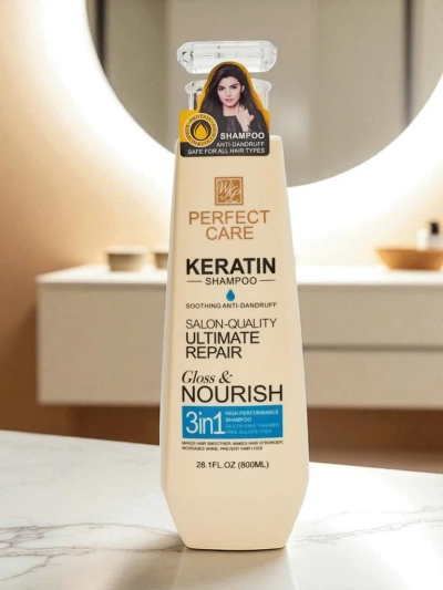 Keratin Shampoo Anti-Schuppen Perseus Gloss Nourish 3in1 800ml