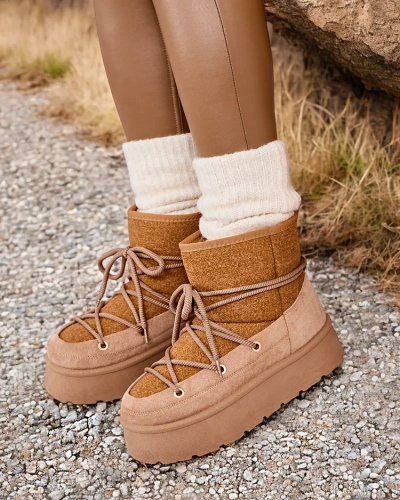 Royalfashion Жіночі снігоступи Filori на шнурівці