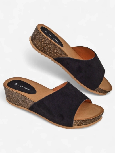 Royalfashion Damen Niedrig-Wedge-Sandalen Maderas