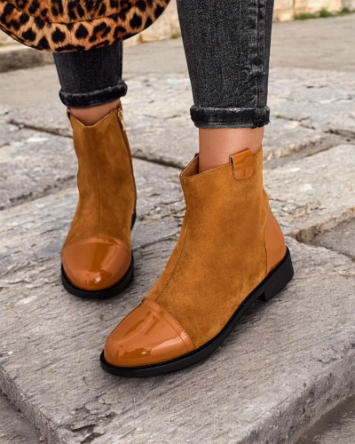 Royalfashion Klassische Damen Stiefeletten Urbinos