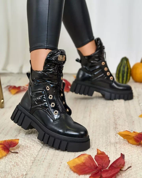 Royalfashion Damenstiefel in schwarz Selilka