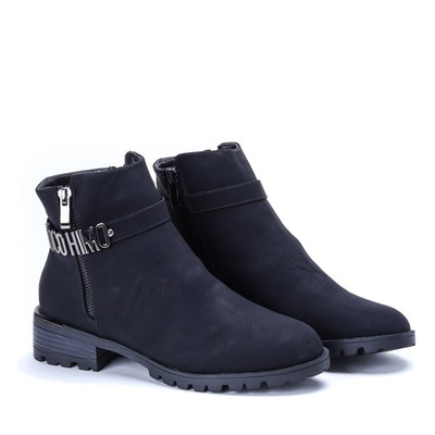 Schwarze Jodhpur-Stiefel Madina - Schuhe 1